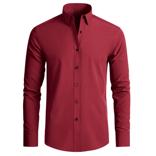 Chemise pour Homme Moderne Ajustée en Tissu Stretch 9