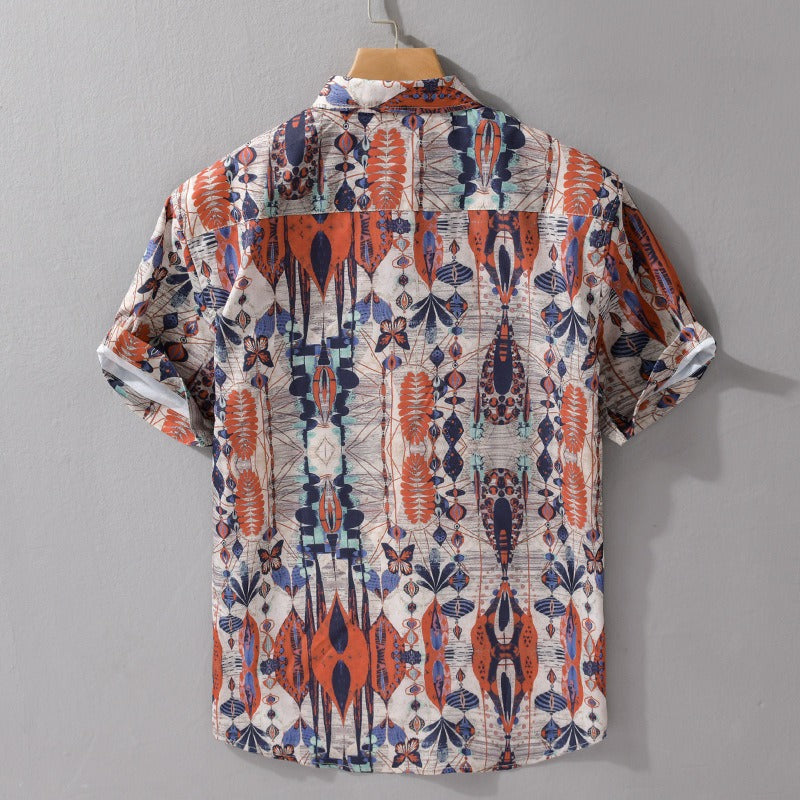 Chemise pour Homme Portofino en Coton et Lin 1