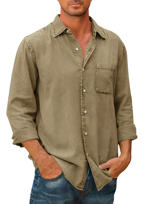Chemise pour Homme à Manches Longues Classique 0
