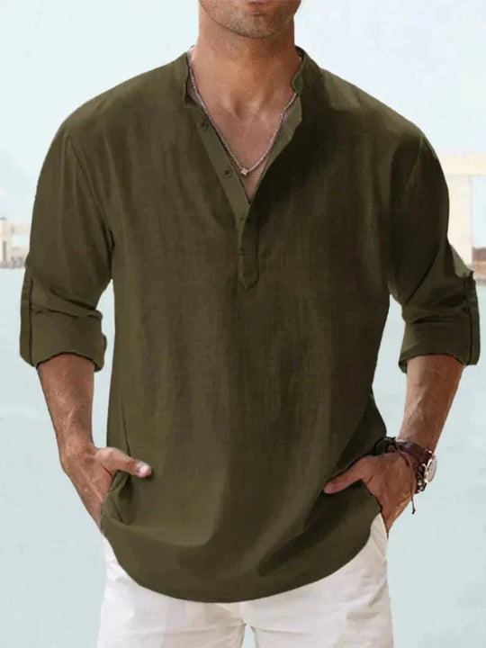 Chemise pour Hommes à Manches Longues Classique 12