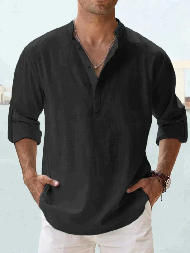 Chemise pour Hommes à Manches Longues Classique 5