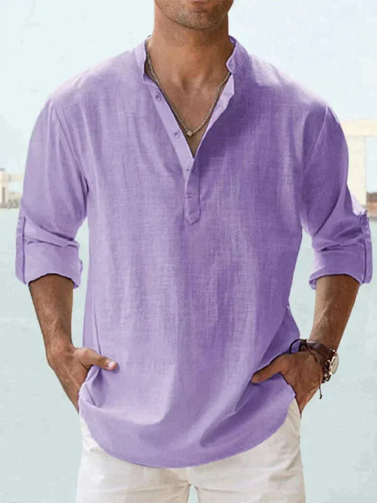 Chemise pour Hommes à Manches Longues Classique 9