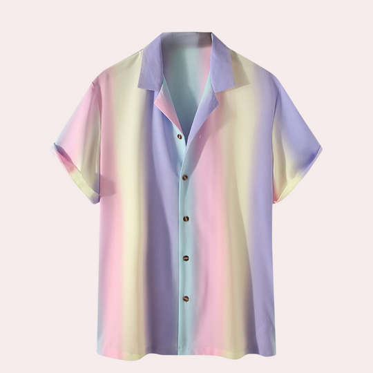 Chemise pour homme à rayures colorées 3