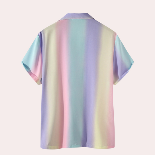 Chemise pour homme à rayures colorées 4