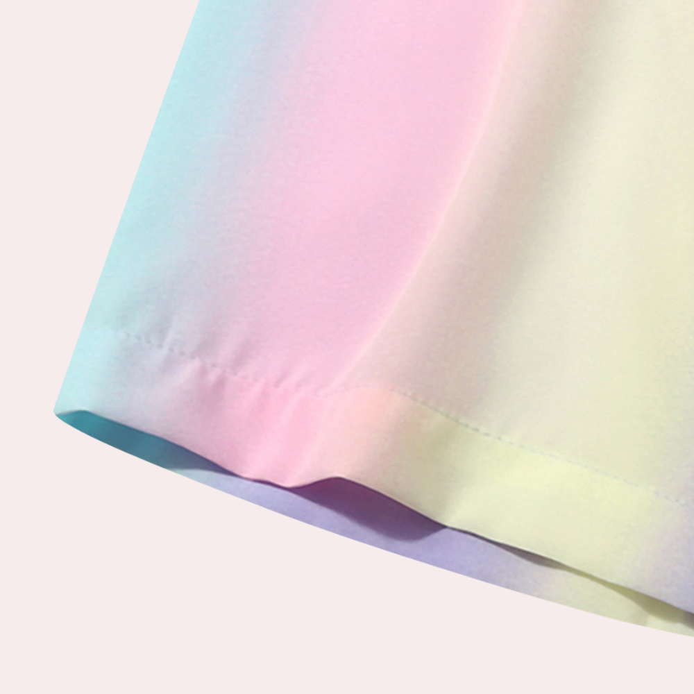Chemise pour homme à rayures colorées 6