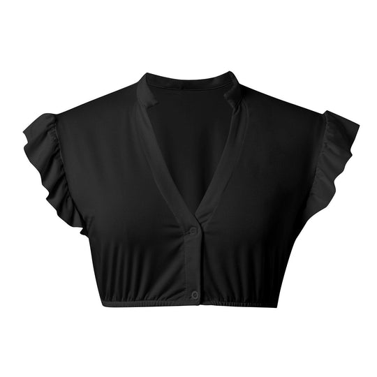 Chemisier Dirndl à manches volantées pour femmes 1