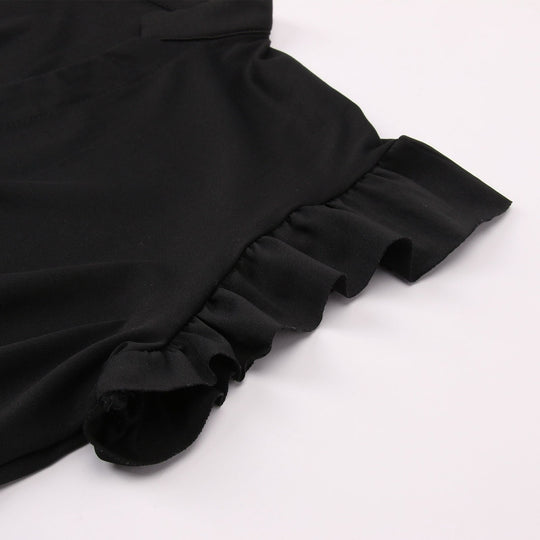 Chemisier Dirndl à manches volantées pour femmes 4