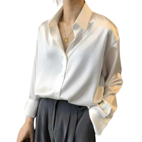 Chemisier Femme Chic Manches Longues Polyvalent 0