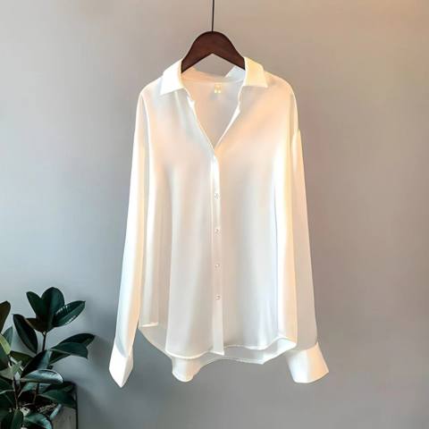 Chemisier Femme Chic Manches Longues Polyvalent 1