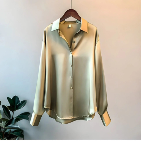Chemisier Femme Chic Manches Longues Polyvalent 3