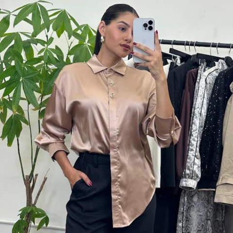 Chemisier Femme Chic Manches Longues Polyvalent 6