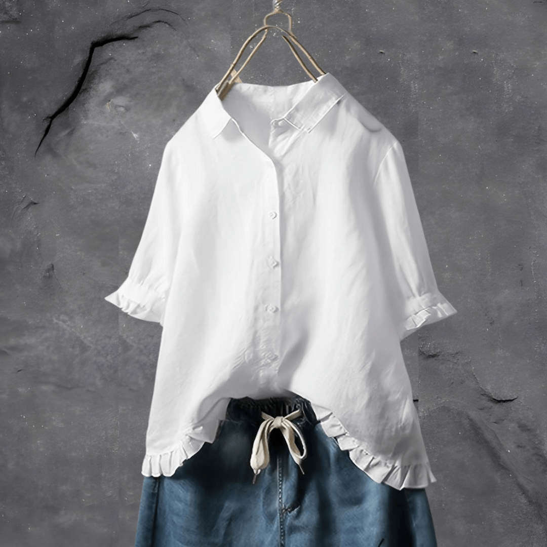 Chemisier Femme Classique en Coton 1