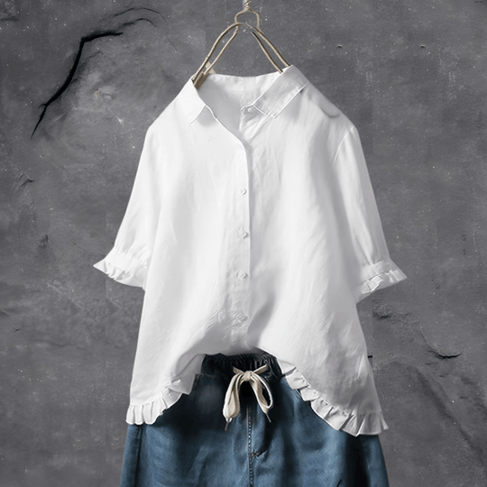 Chemisier Femme Classique en Coton 1
