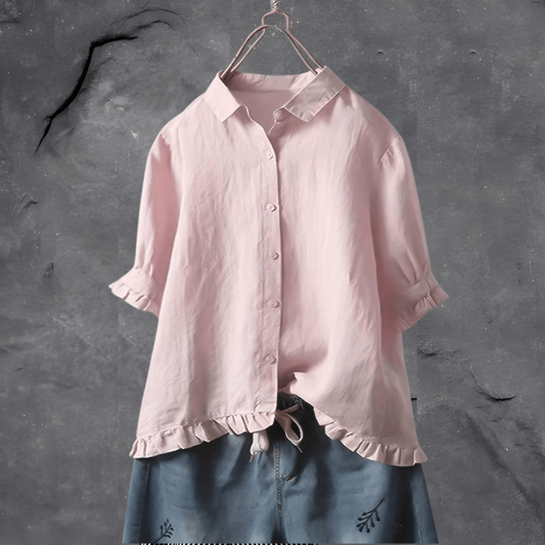 Chemisier Femme Classique en Coton 2