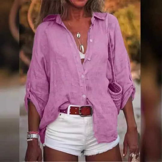 Chemisier Femme Manches Longues Chic 7