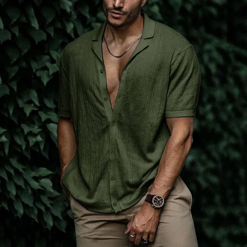Chemisier Homme Lin Confort Estival Polyvalent 10