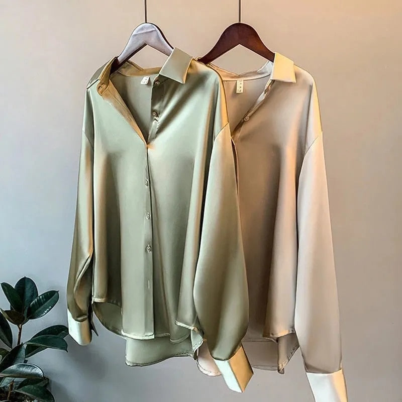 Chemisier Vintage Femme Élégant 2