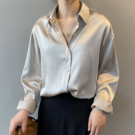 Chemisier Vintage Femme Élégant 5
