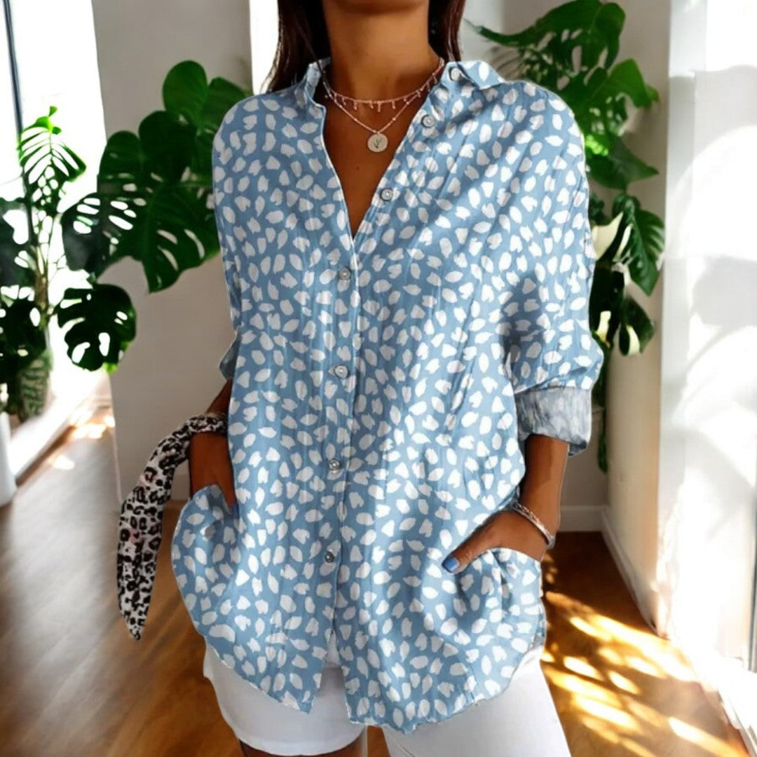 Chemisier Vintage Femme en Coton Élégant 6