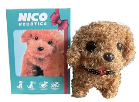 Chien en Peluche Interactif Mouvements Réalistes 0