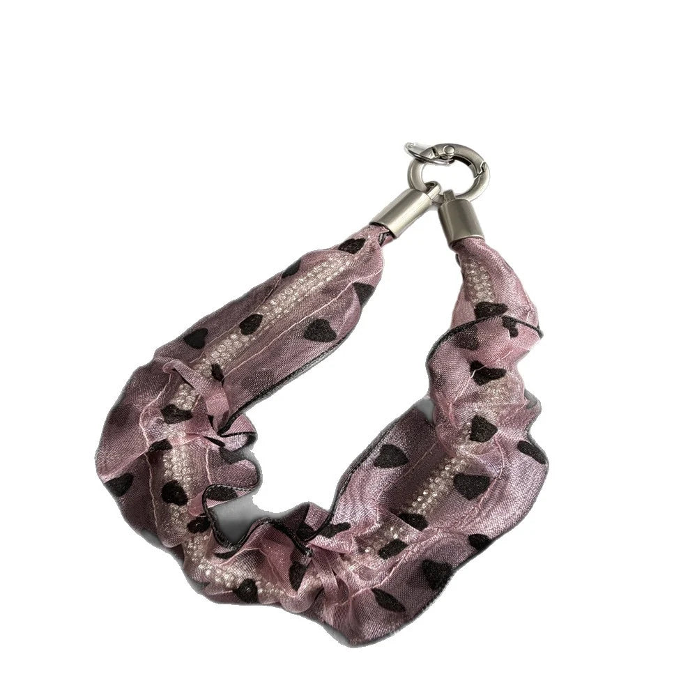 Chouchou Pour Les Cheveux Motif Cœur Tendance 4