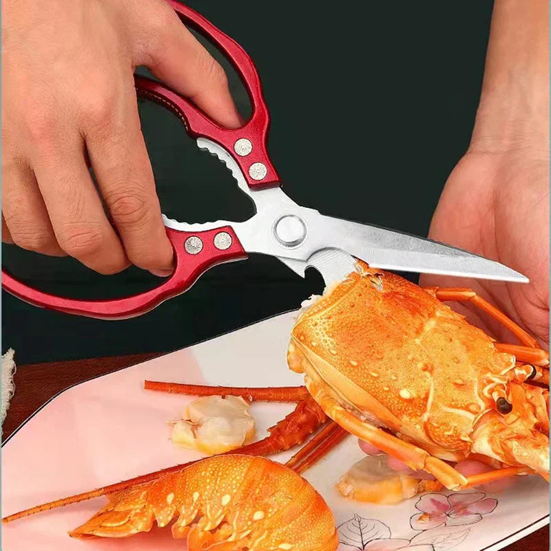Ciseaux de Cuisine Japonais Multifonctionnels Ergonomiques pour Tâches Culinaires 2