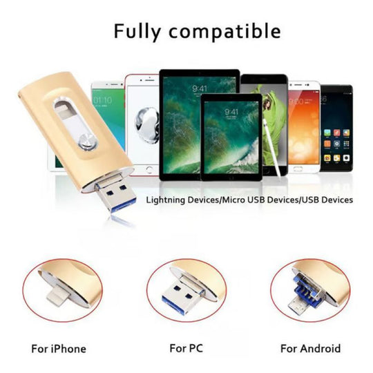 Clé USB 3 en 1 pour Téléphone et Ordinateur 3