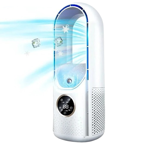 Climatiseur Mobile Silencieux Compact à Flux d'Air Sans Pales 0