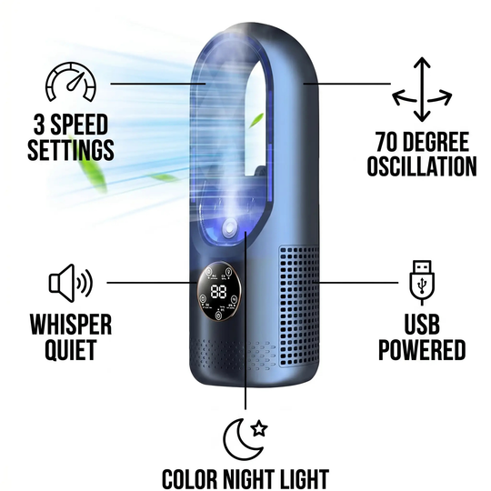 Climatiseur Mobile Silencieux Compact avec Ventilateur à Six Vitesses 1