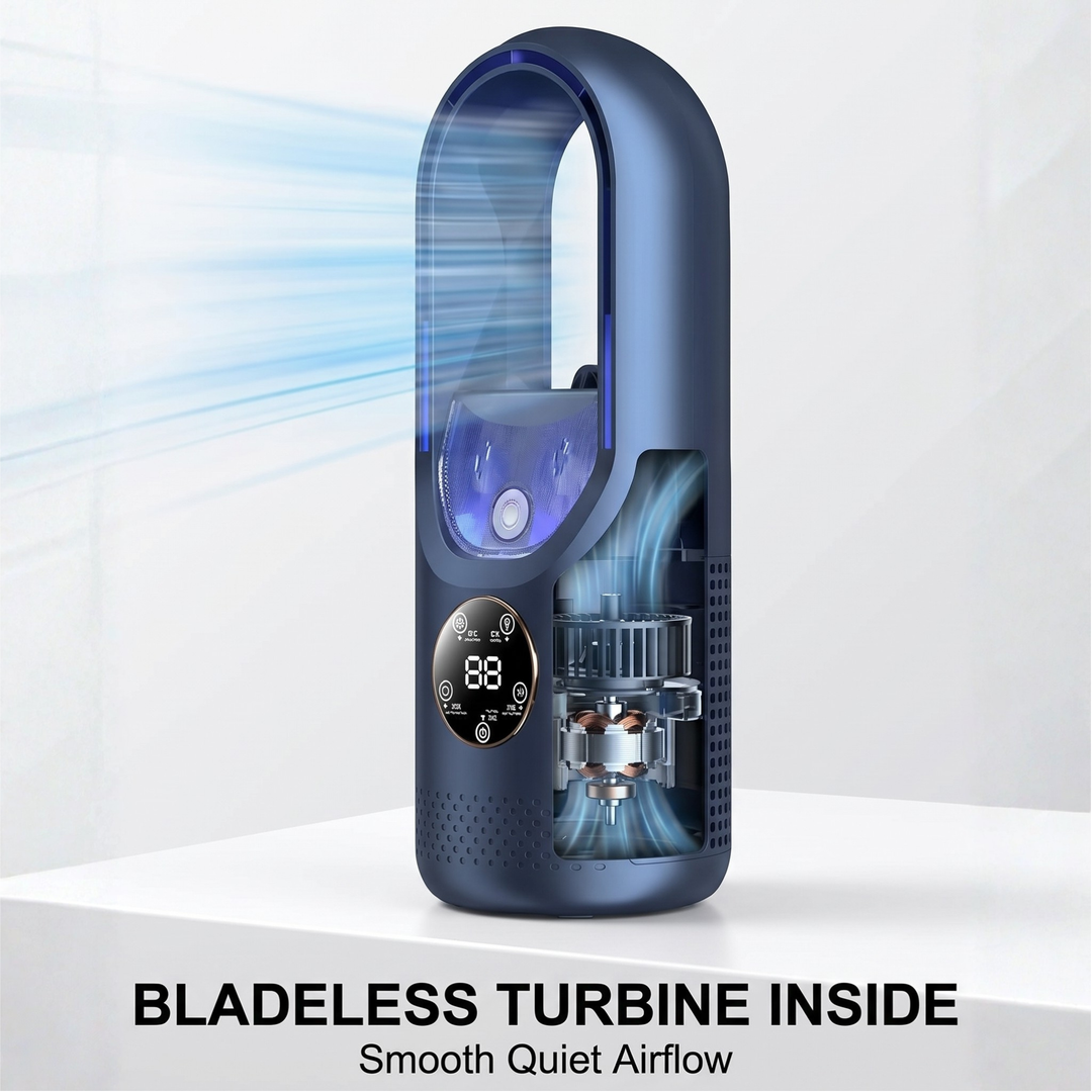 Climatiseur Mobile Silencieux Compact avec Ventilateur à Six Vitesses 6