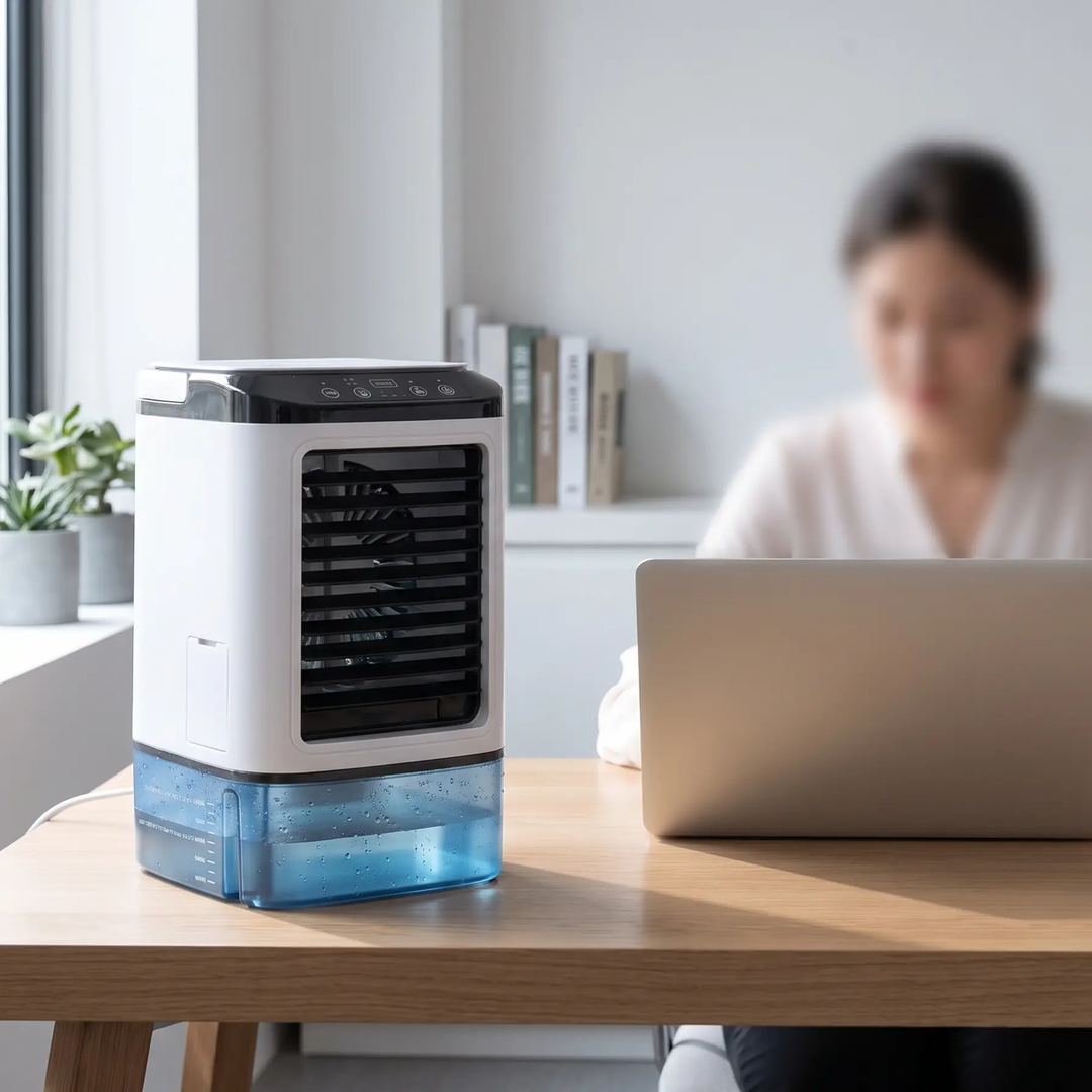 Climatiseur Mobile Silencieux à 3 Vitesses Ultrasonique Compact 4