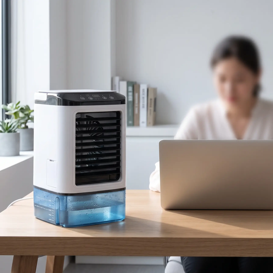 Climatiseur Mobile Silencieux à 3 Vitesses Ultrasonique Compact 4