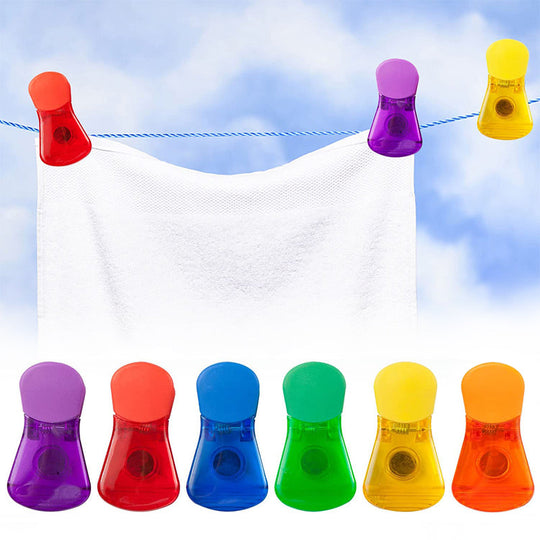 Clips Magnétiques Colorés pour Aliments - Ensemble de 6 Pratiques et Multifonctionnels 1