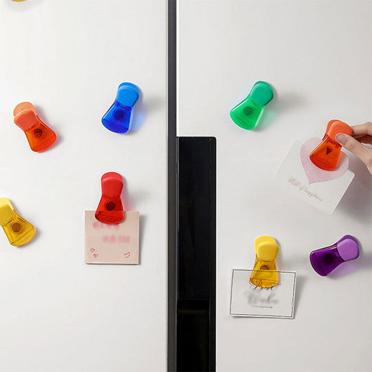 Clips Magnétiques Colorés pour Aliments - Ensemble de 6 Pratiques et Multifonctionnels 4