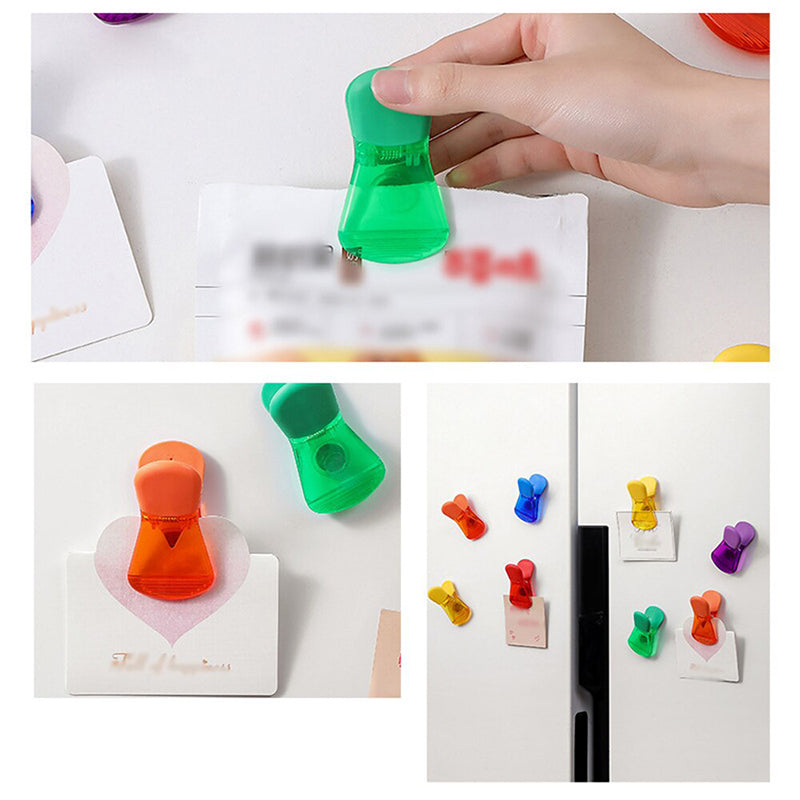 Clips Magnétiques Colorés pour Aliments - Ensemble de 6 Pratiques et Multifonctionnels 5