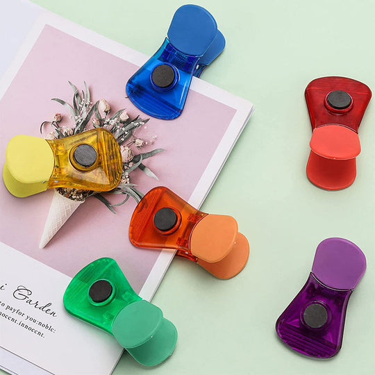 Clips Magnétiques Colorés pour Aliments - Ensemble de 6 Pratiques et Multifonctionnels 8