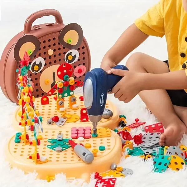 Coffre à Jouets Montessori Magique pour Enfants, Bac à Jouets Éducatif et Créatif 0