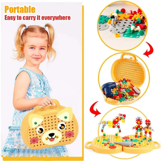 Coffre à Jouets Montessori Magique pour Enfants, Bac à Jouets Éducatif et Créatif 7