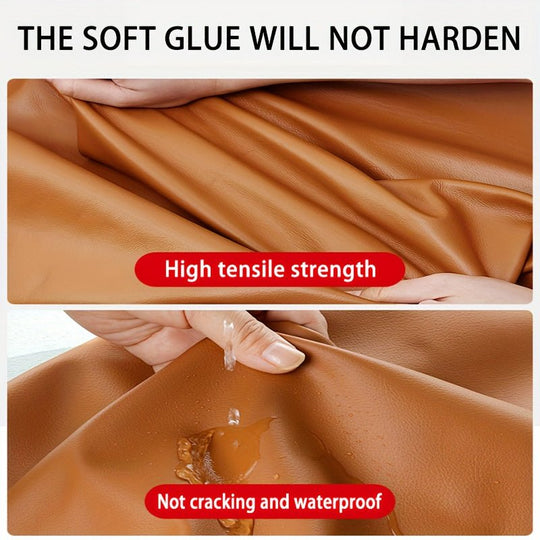 Colle de Réparation Transparent Polyvalente pour Tissus et Cuir 3