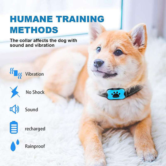 Collier Anti Aboiement Chien avec Technologie Ultrasonique Réglable et Confortable 2