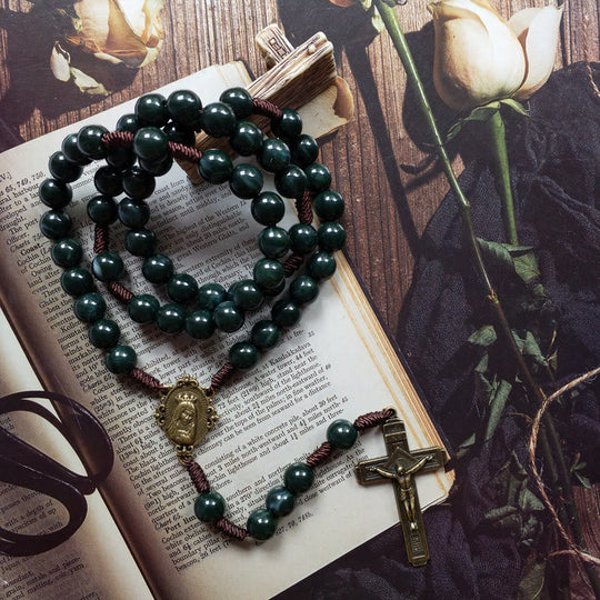 Collier Chapelet avec Pendentif Croix 3