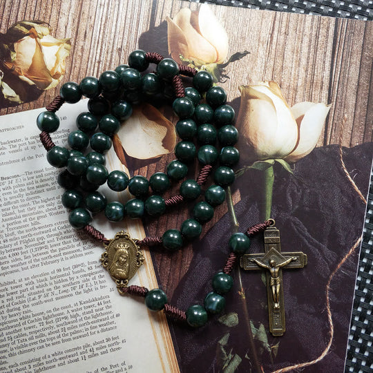 Collier Chapelet avec Pendentif Croix 4