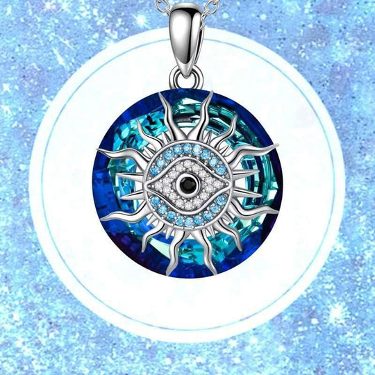 Collier Femme Amulette Mauvais Œil Élégant 3