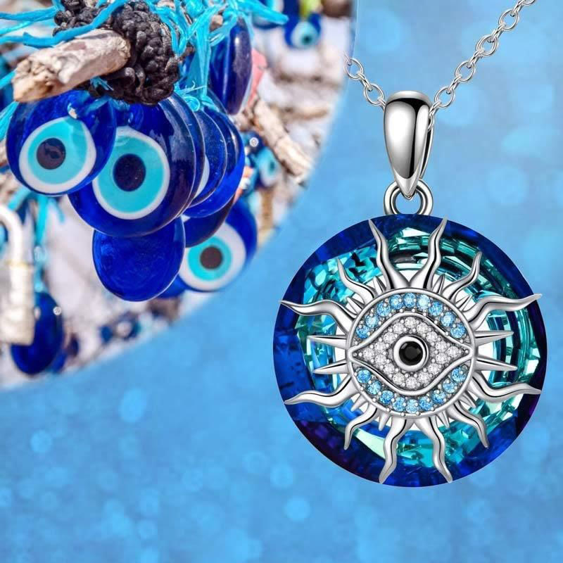 Collier Femme Amulette Mauvais Œil Élégant 4