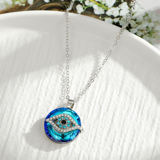 Collier Femme Amulette Mauvais Œil Élégant 5