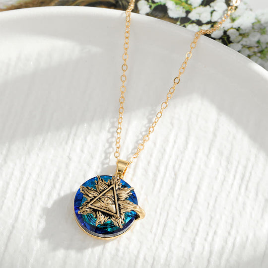 Collier Femme Amulette Mauvais Œil Élégant 9