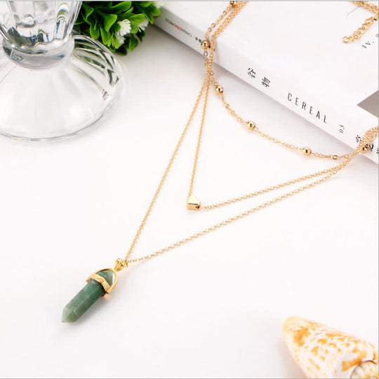 Collier Femme Design Hexagonal Moderne 2
