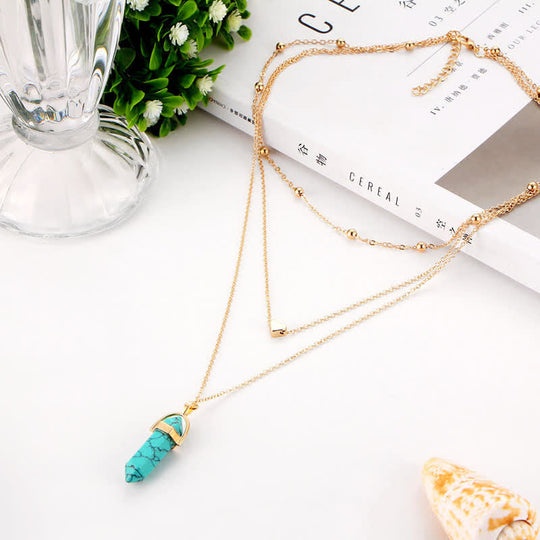 Collier Femme Design Hexagonal Moderne 4