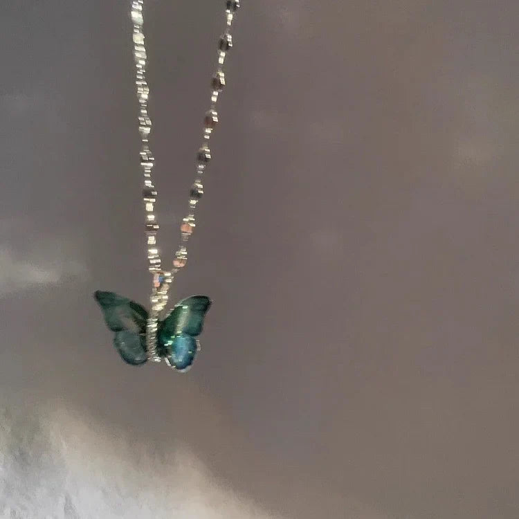 Collier Femme Papillon Chic Moderne 2