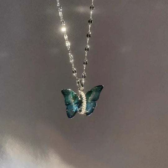 Collier Femme Papillon Chic Moderne 3